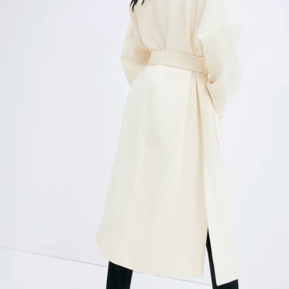 H&M Cream Coat - Picture 4 of 4